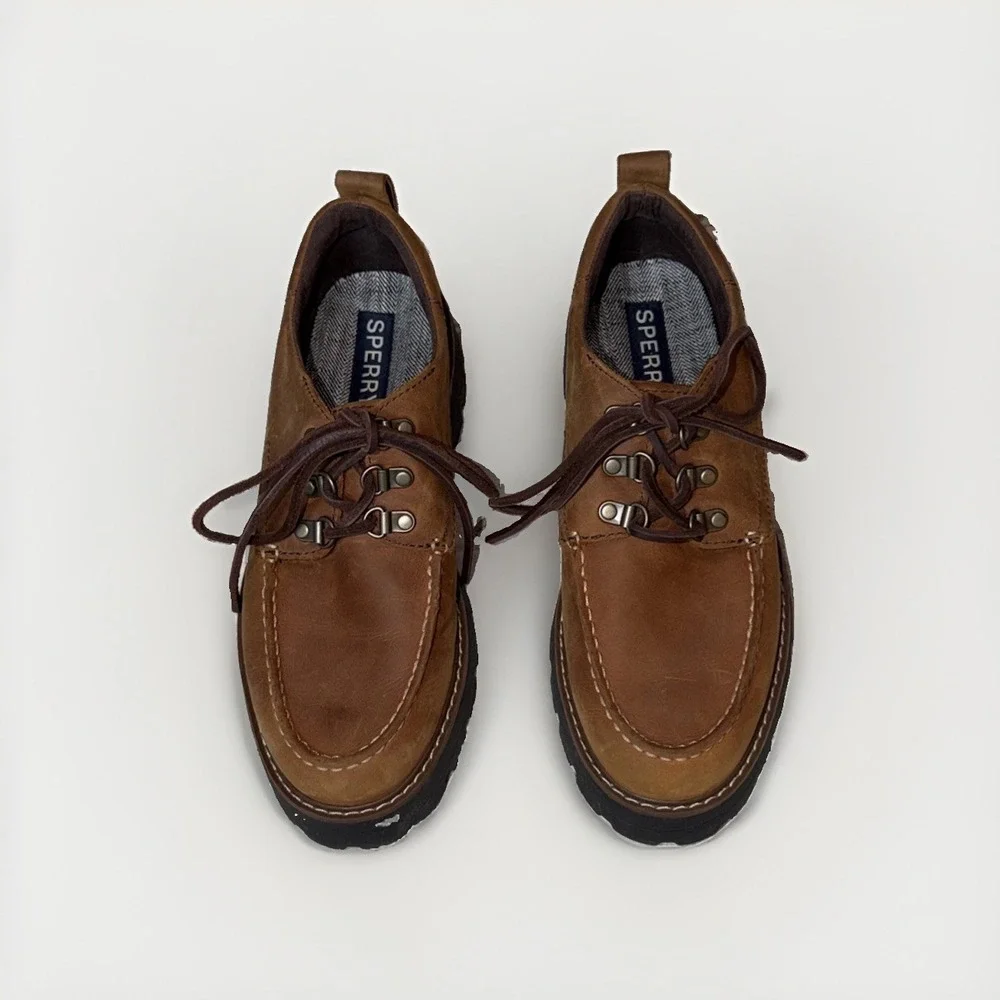 Sperry Leather Mountain-Sider Lace Up Oxford Men's Size 7 Lug Heel Waterproof